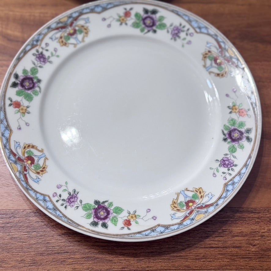 Hand Painted Nippon Lunch Plates
