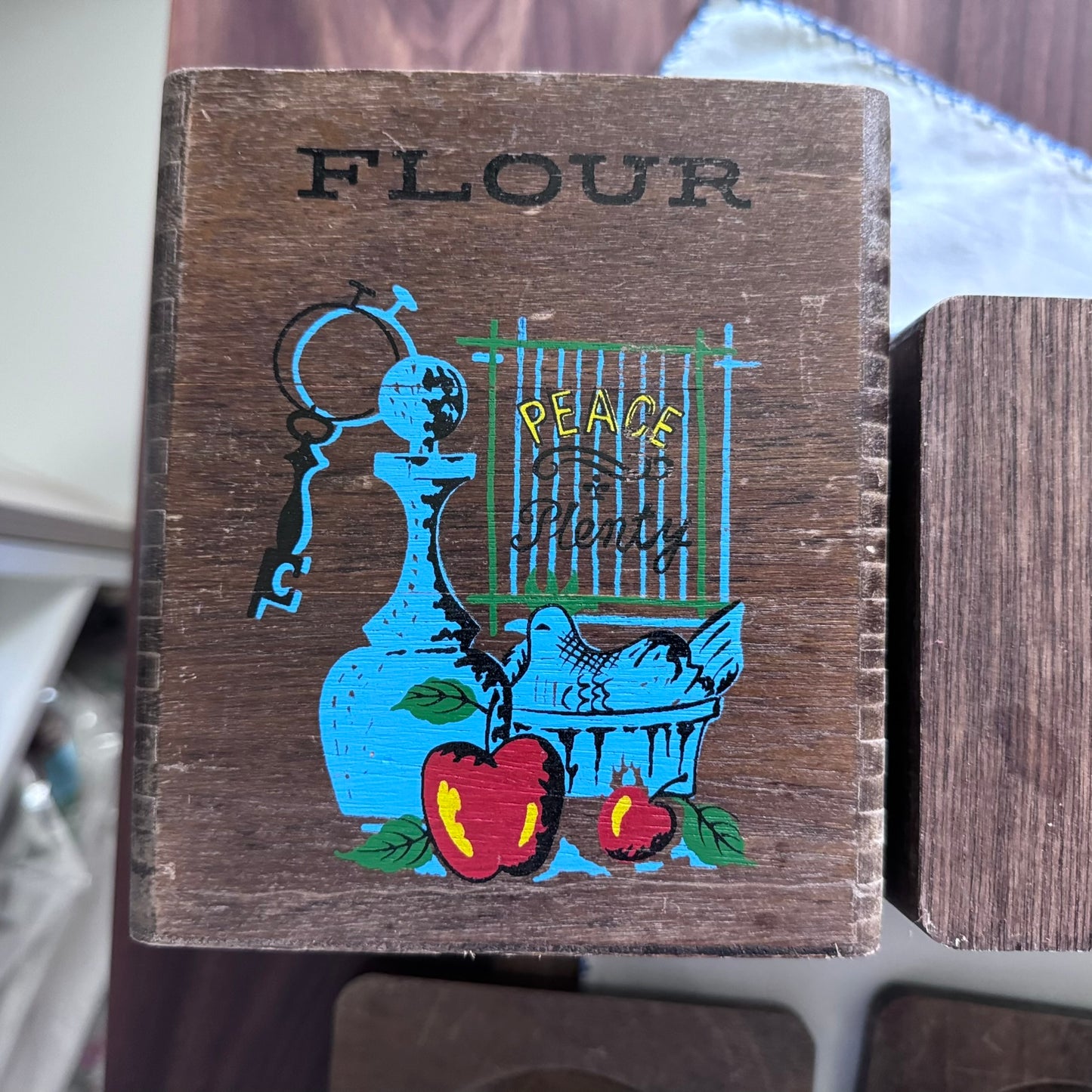 Wooden Canisters Set of 3