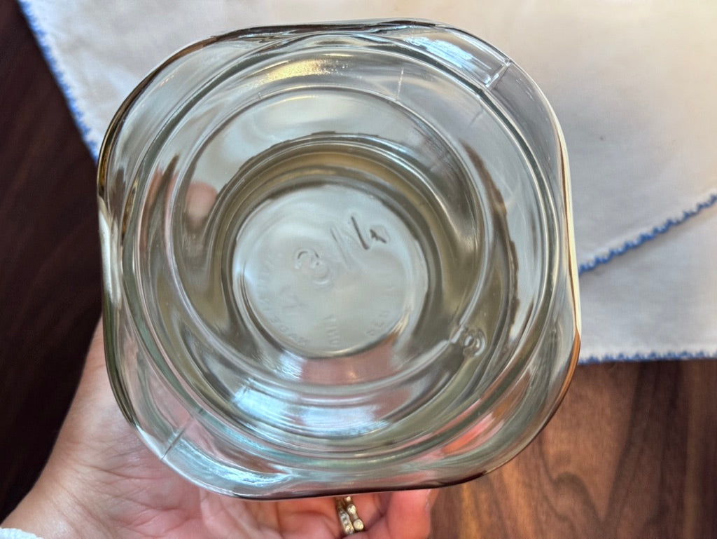 Fidenza Vetraria Italian Glass Canisters