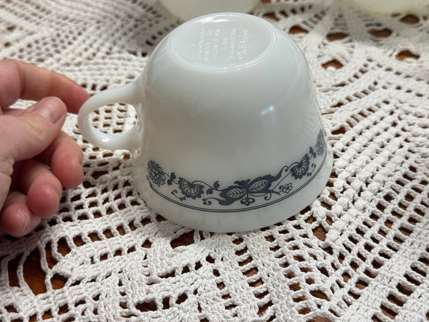 PYREX Old Town Blue Tea/Coffee Cups