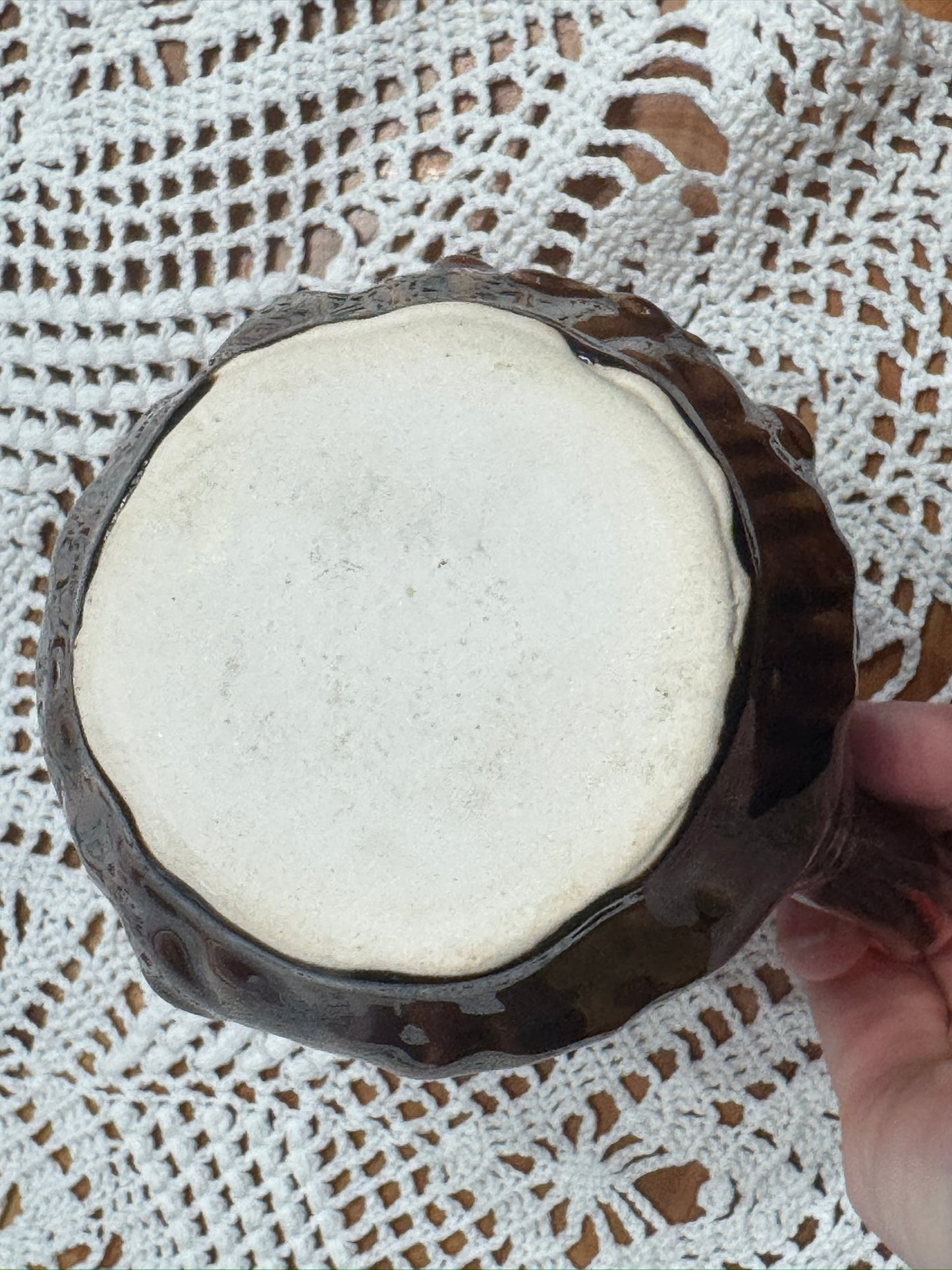 Mushroom Drip Glaze Pottery Pitcher