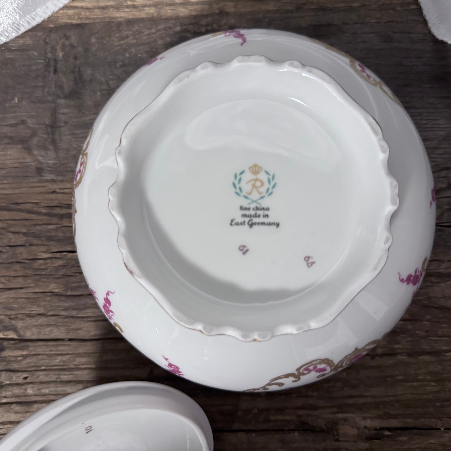 Reichenbach Gold Gilded Candy Dish