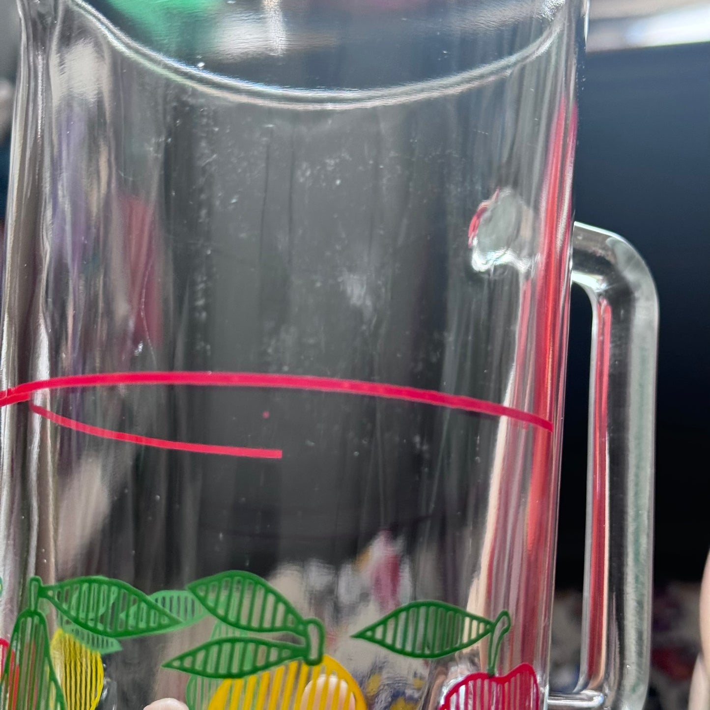 Italian Glass Pitcher