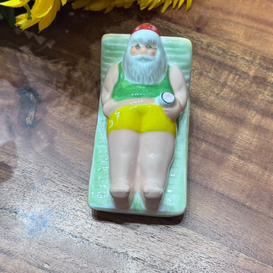 Vintage In Box Omnibus OCI Fitz & Floyd Tropical Christmas Salt & Pepper Shakers