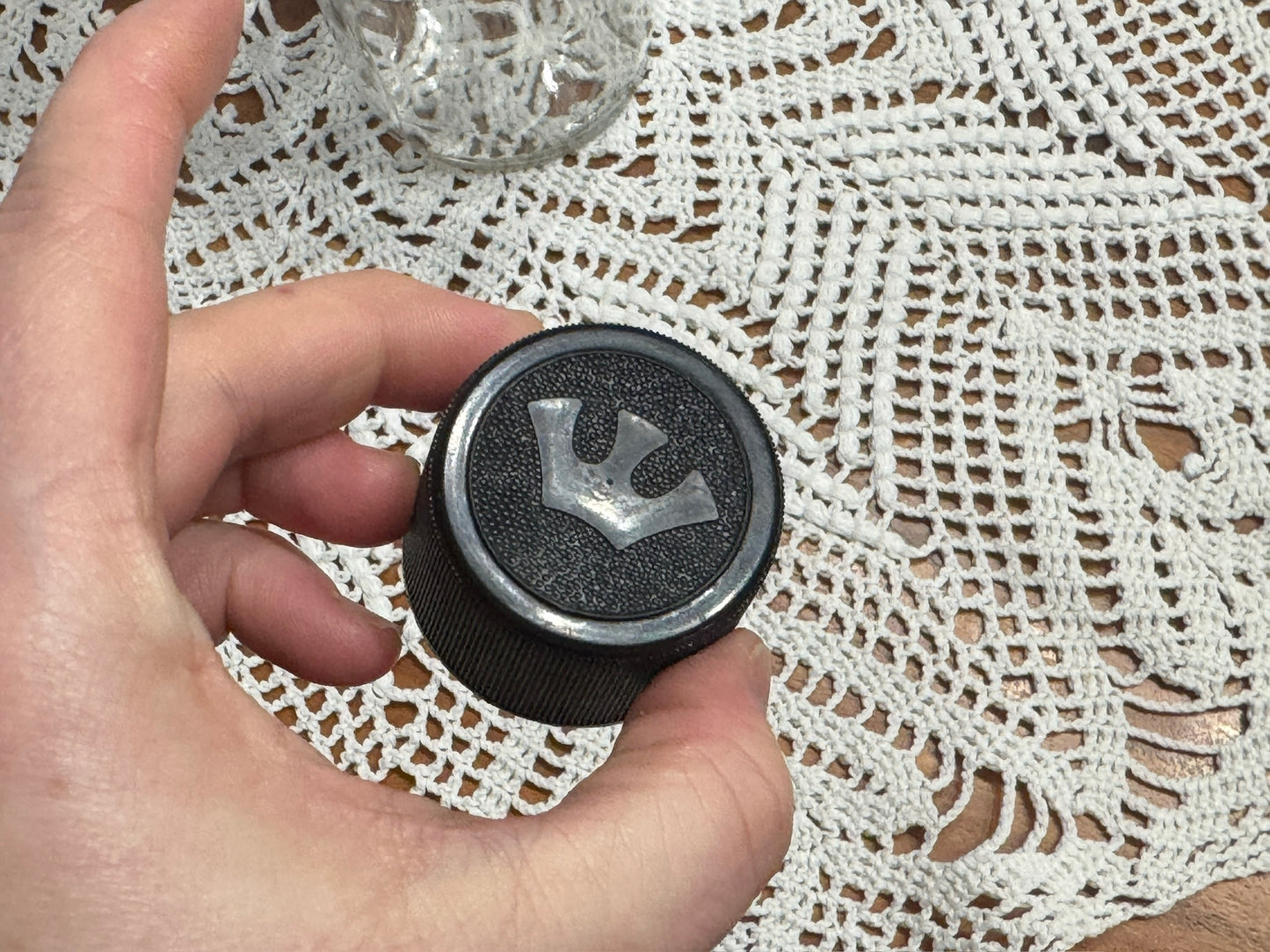 Large Anchor Hocking Royal Crown Cocktail Shaker