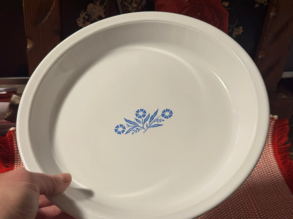 Corning Ware Blue Cornflower Pie Plate