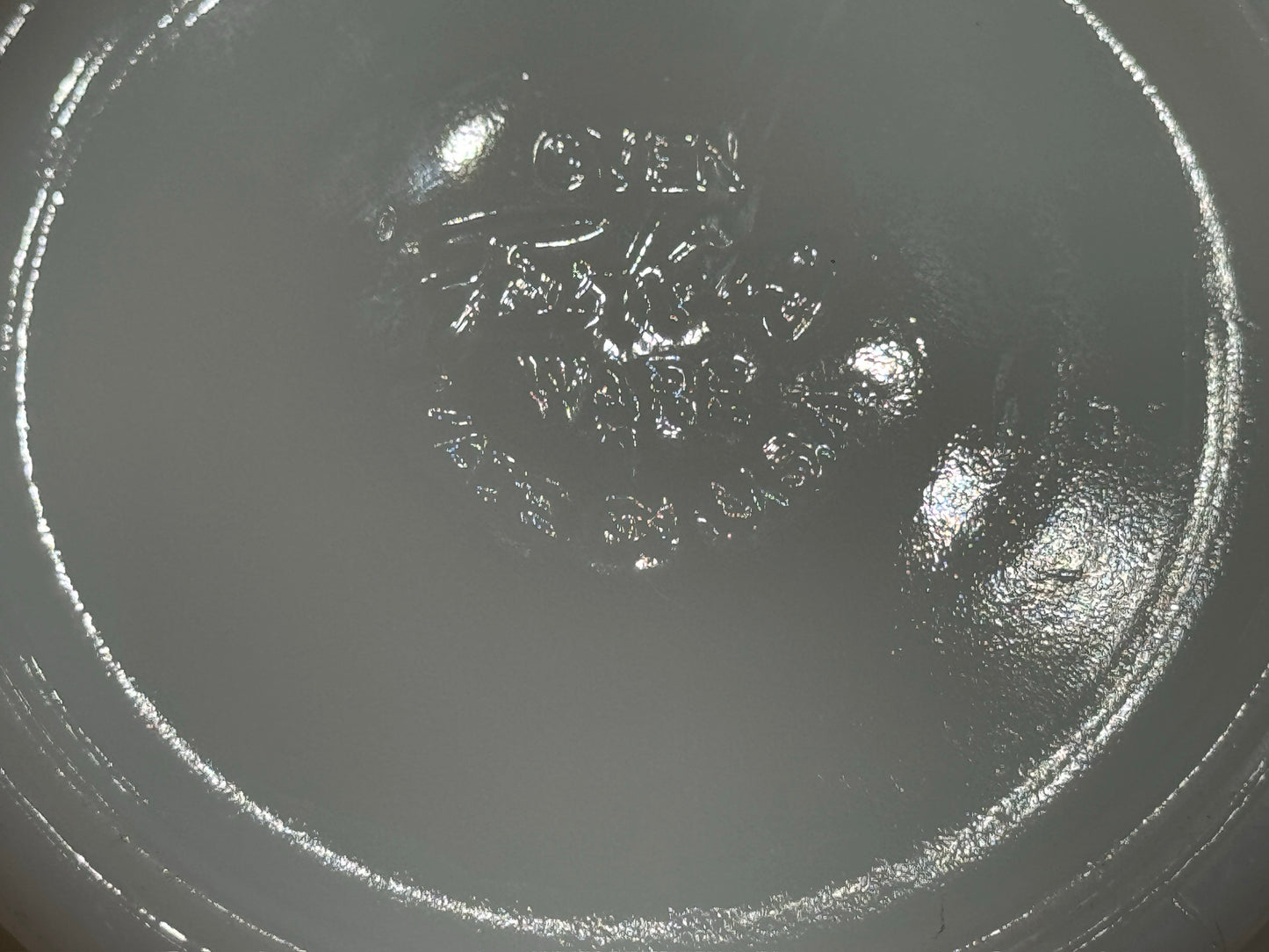 Fire-King Milk Glass Hobnail Planter/Vase