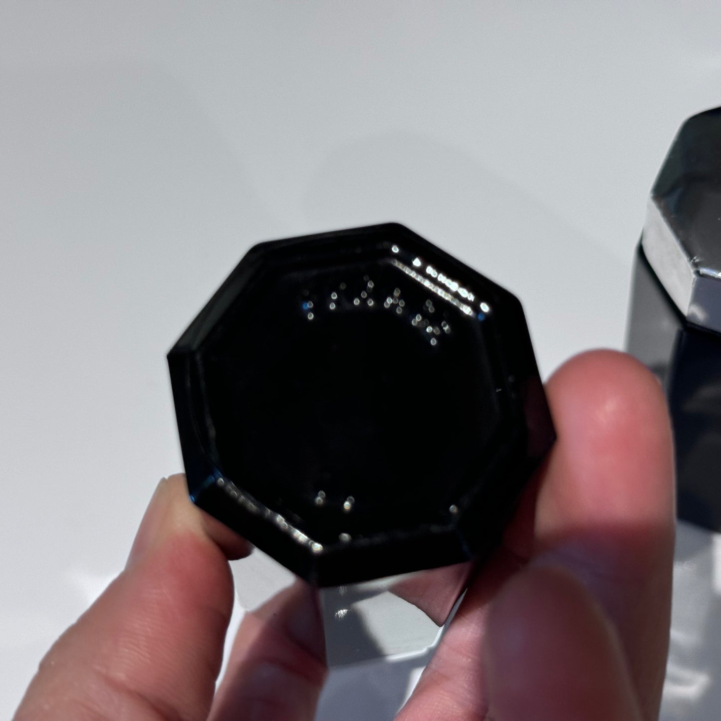 Octagonal Black Luminarc Arcoroc France Dish Set
