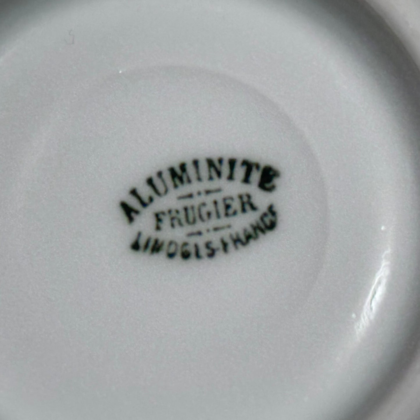 Aluminite Frugier Limoges France Round Casserole