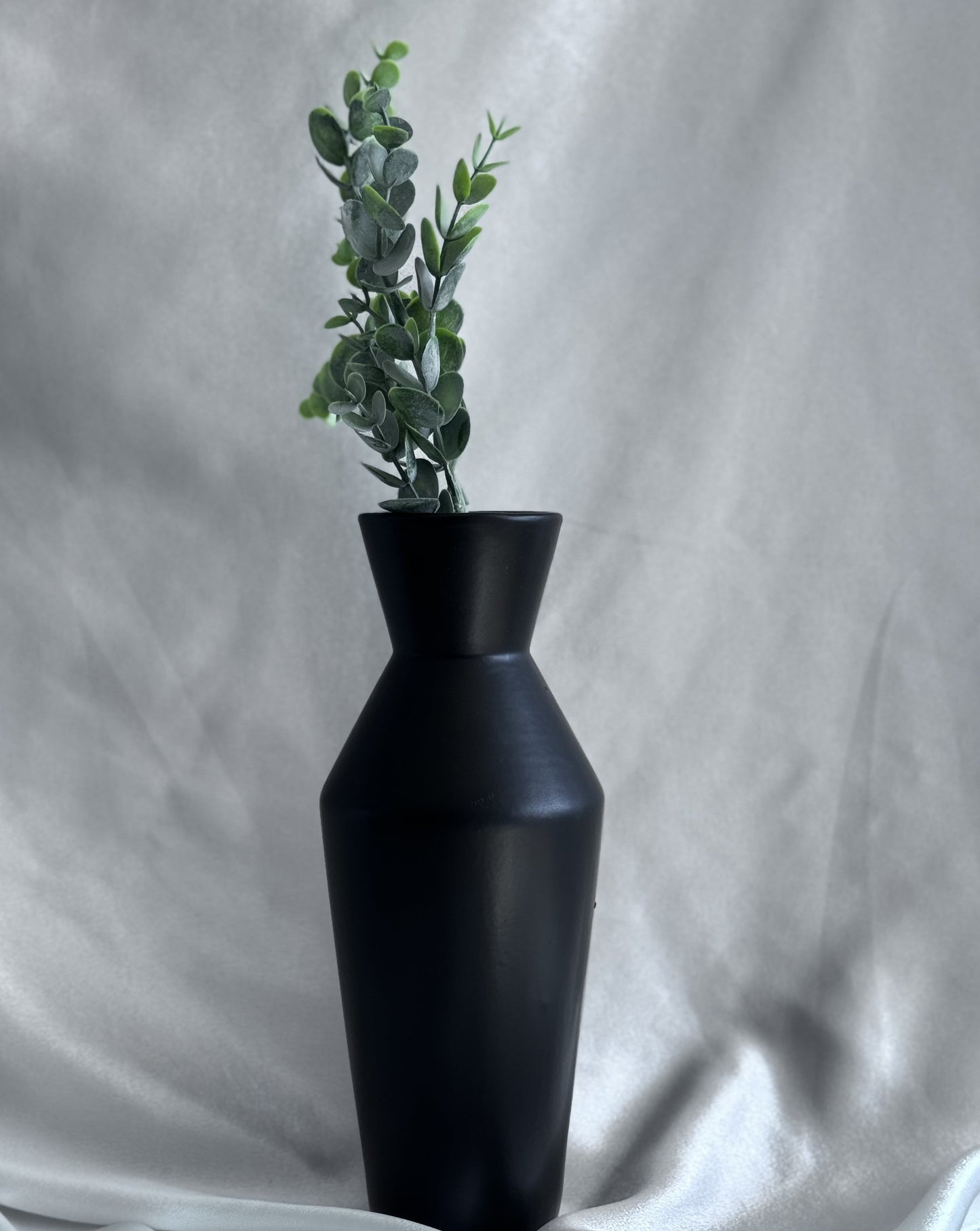 Black Ceramic Vase