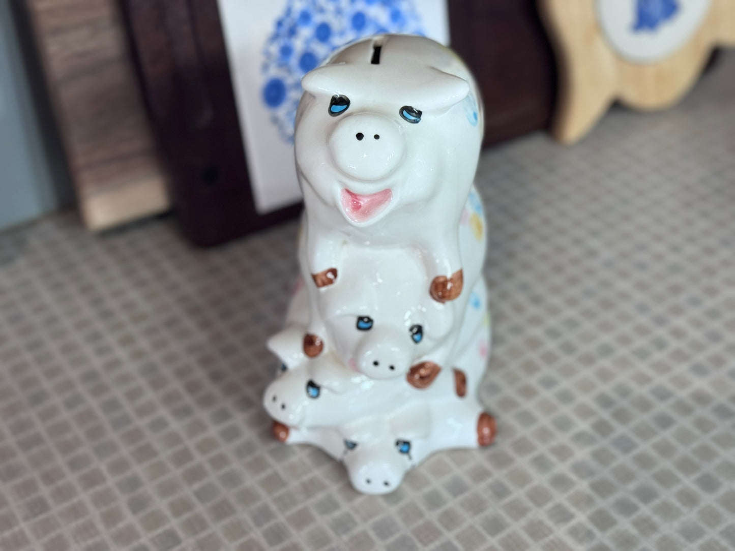 Stacked Pigs Piggy Bank