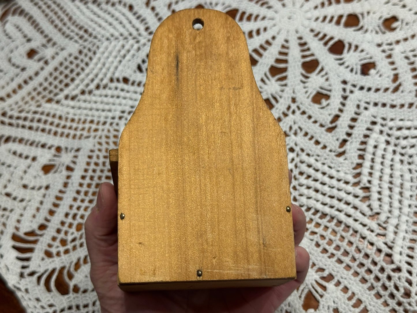 Vintage Victor Goldman Wooden Rooster Themed Toothpick Holder