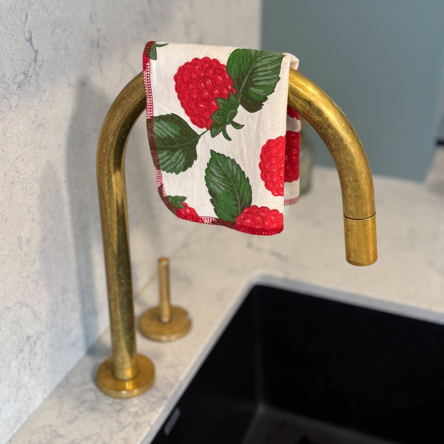 Earthly CO Reusable Paper Towel 10/PK Raspberry Lush: Assorted / 33x25.5cm/13x10"
