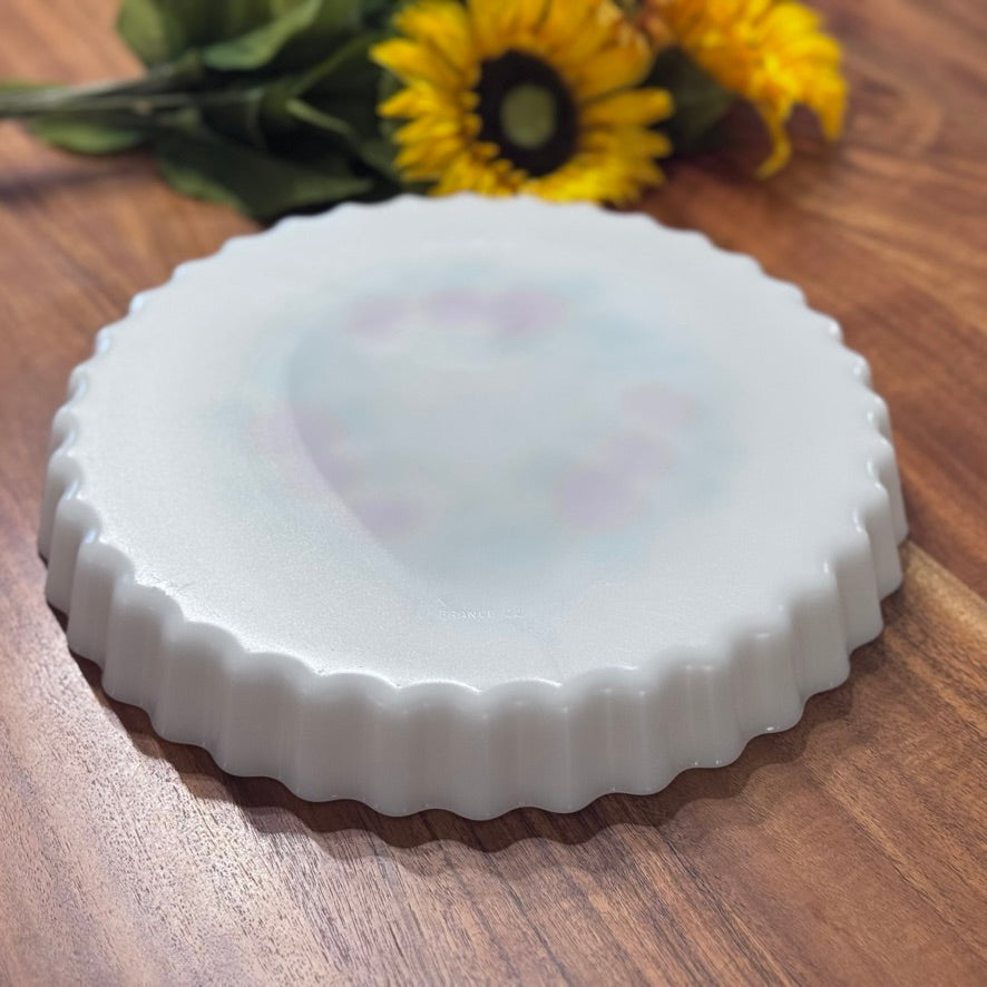Arcopal France Strawberry Motif Flan/Pie Dish