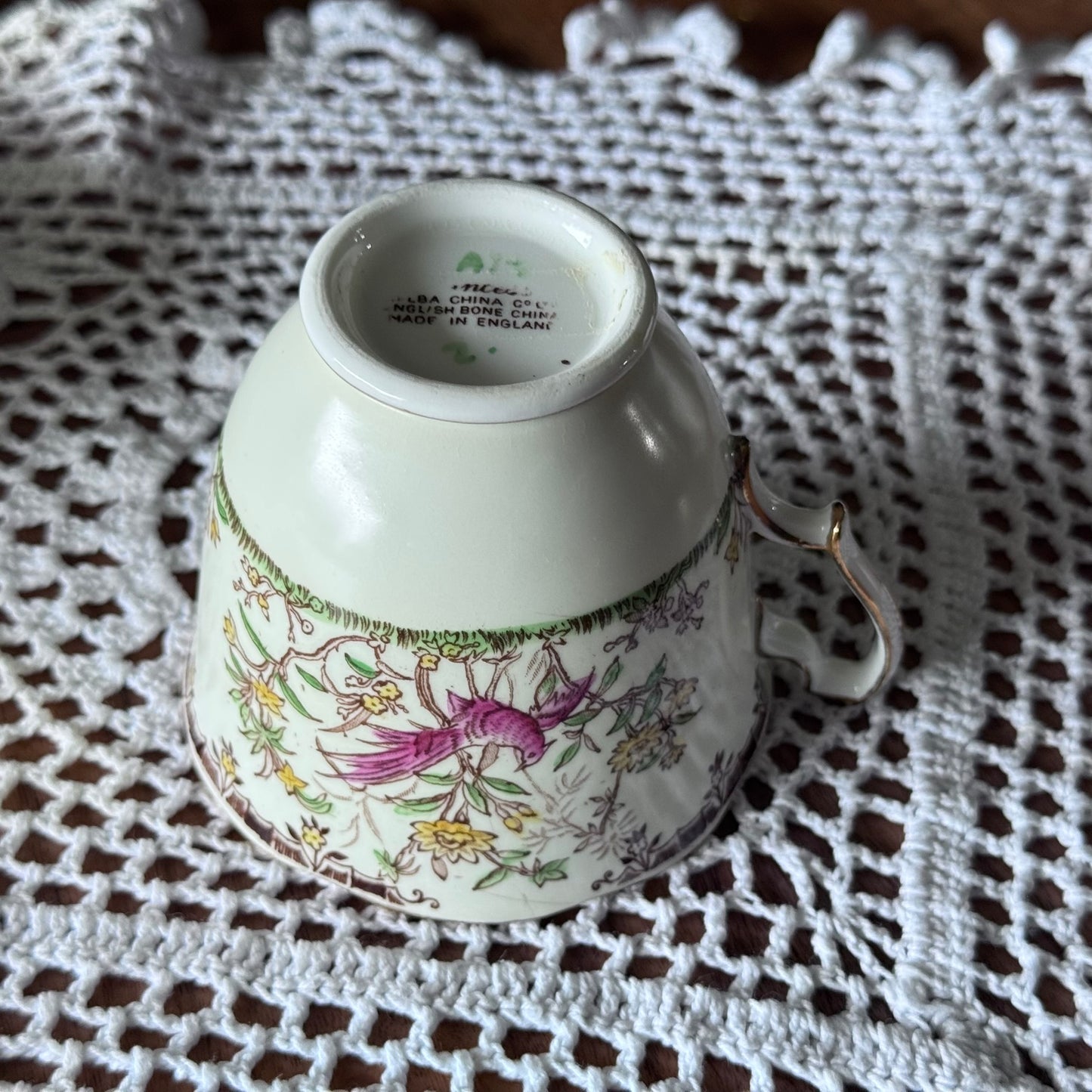 Melba 'Princess' Fine Bone China Teacup and Saucer Set