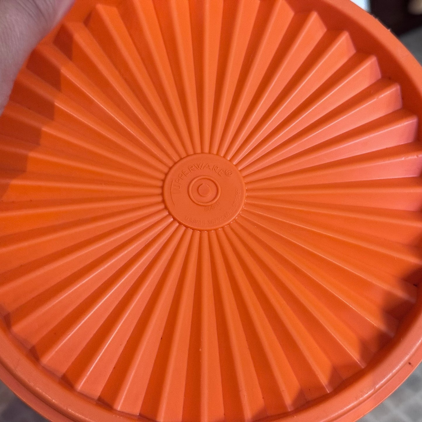 Harvest Orange Servalier Tupperware Canister Set