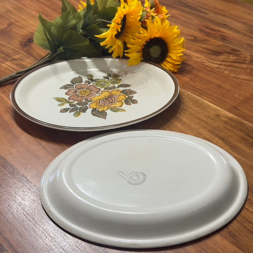 Barratts of Staffordshire England 'Charnwood' Oval Doverstone Serving Plates