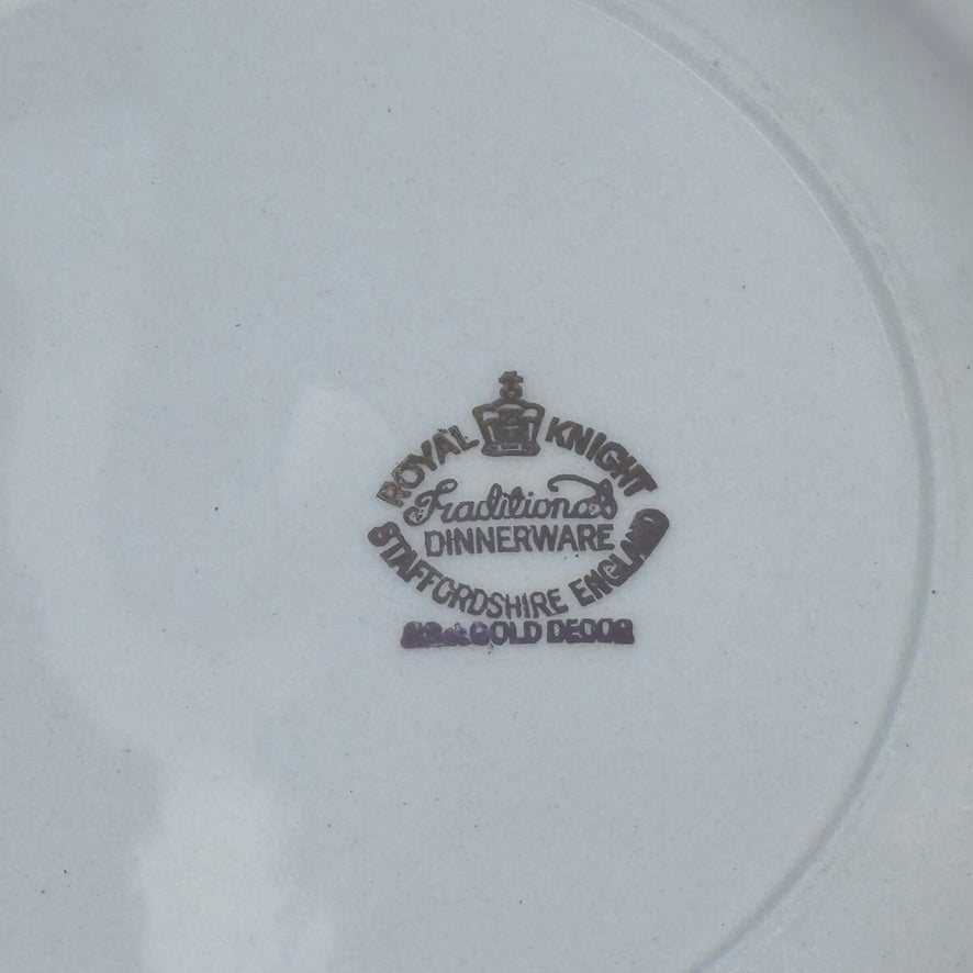 Royal Knight Salad/Bread Plate
