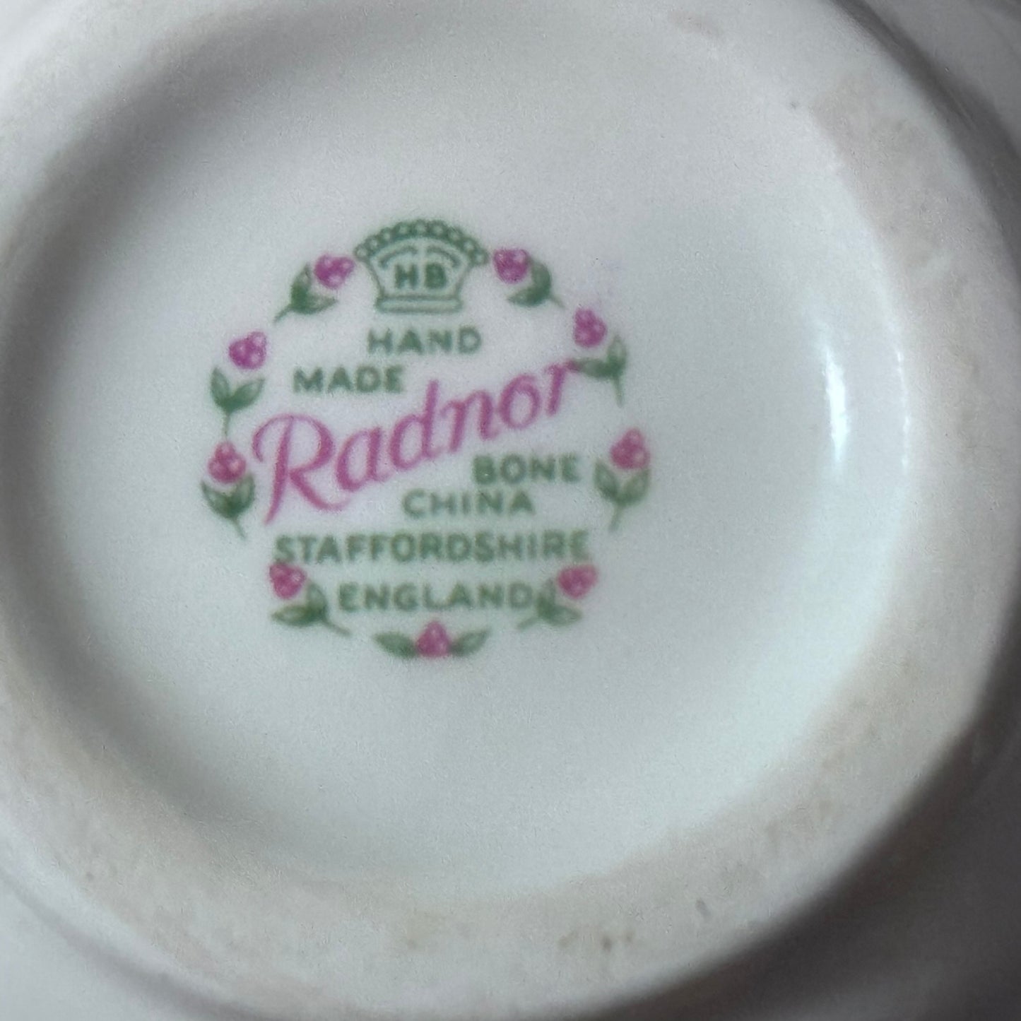 Hand Made Radnor Porcelain Flower Bouquet Staffordshire England