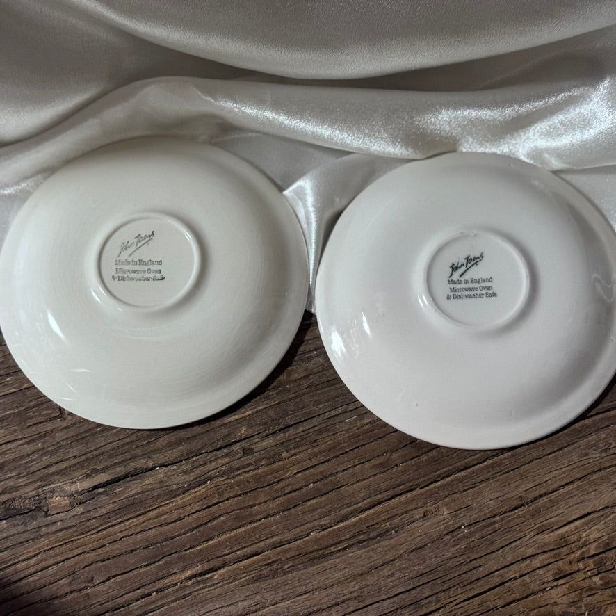 John Tams, England 'Tulip' Cup and Saucers