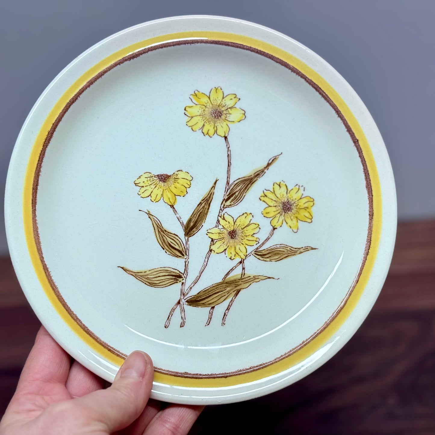 Forma Stone Hand Decorated Plates