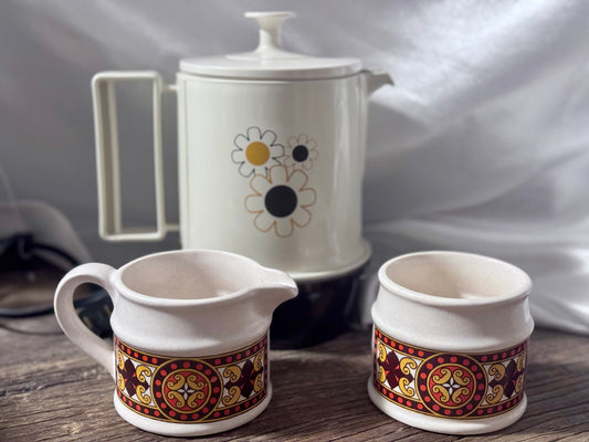 Sadler Cream & Sugar Bowl