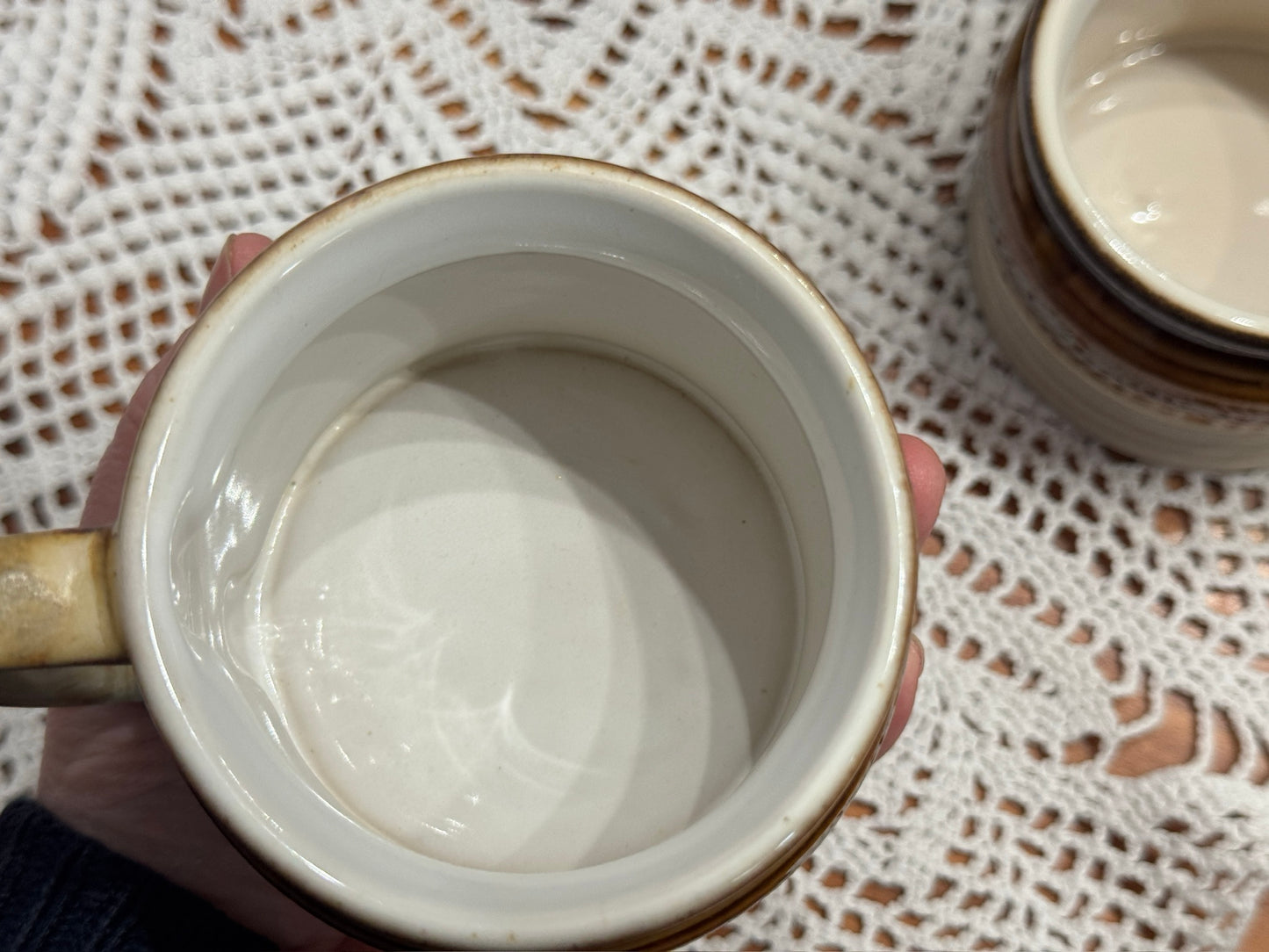 Beauceware Pottery Drip Glaze Tea Set