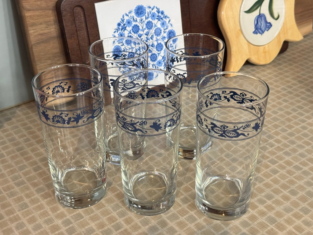 Corelle "Old Town Blue Onion" Tumbler Glasses