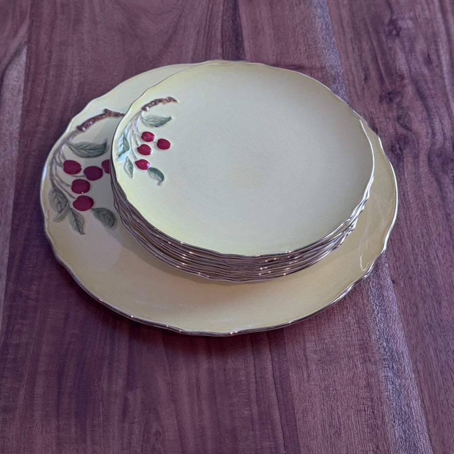 Royal Winton Grimwades Yellow Cherry Dishes