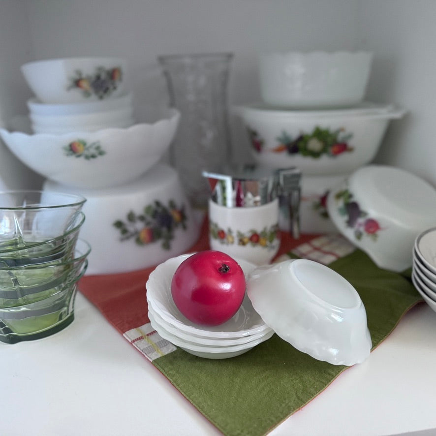 Anchor Hocking Milk Glass Dessert Bowls