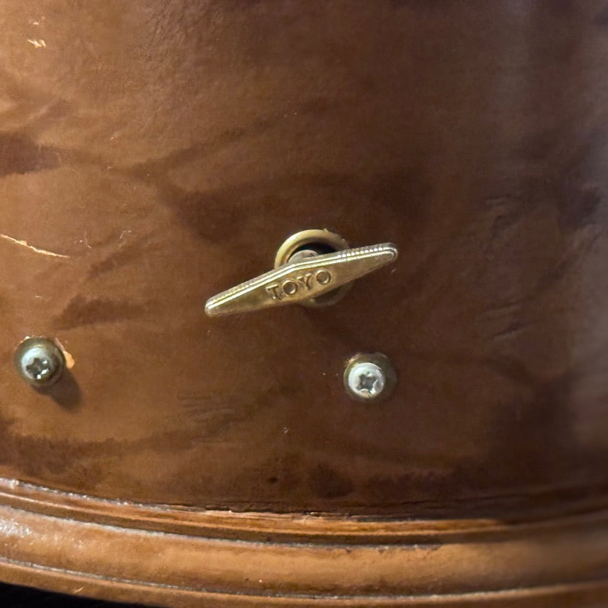 Toyo 3 Drawer Round Vintage Musical Jewelry Box