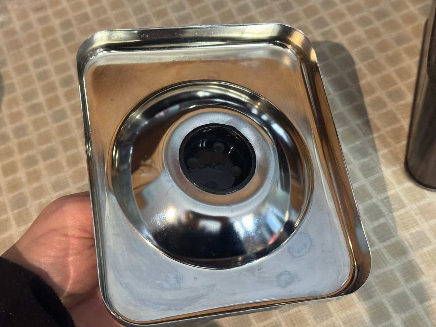 The Queen Line Faux Wood Grain Finish Canister Set