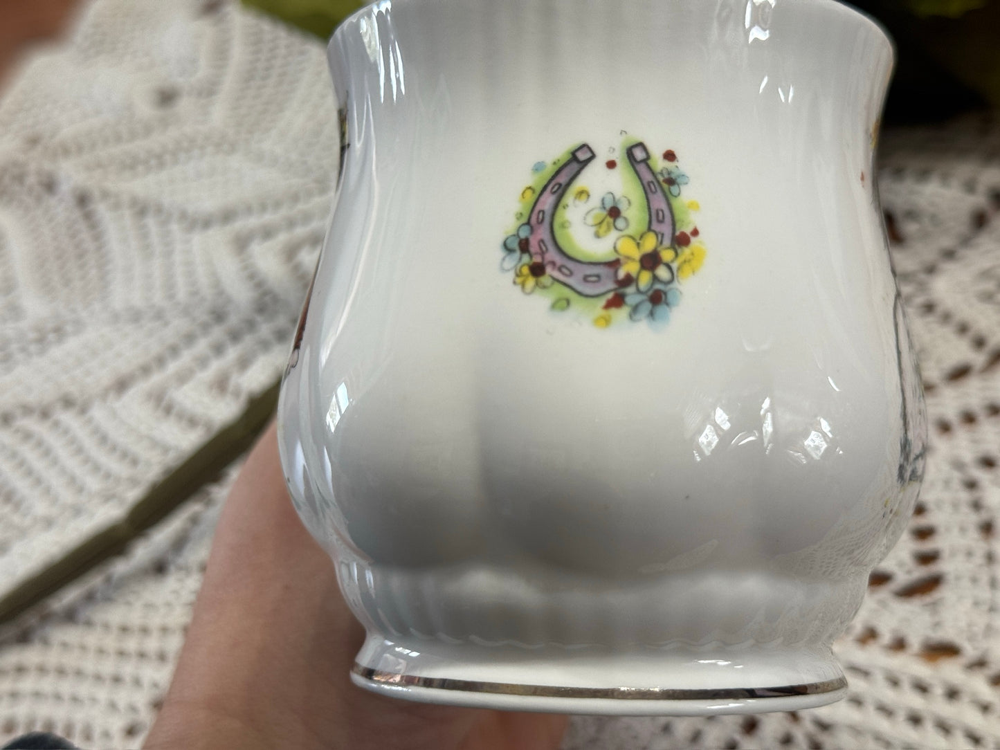 Royal Windsor Bone China Mug "Pearly King and Queen" Pattern