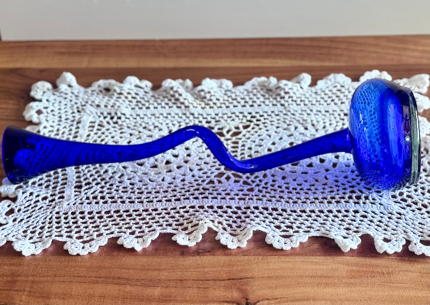 Makora-Krosno Handmade Cobalt Glass Vase