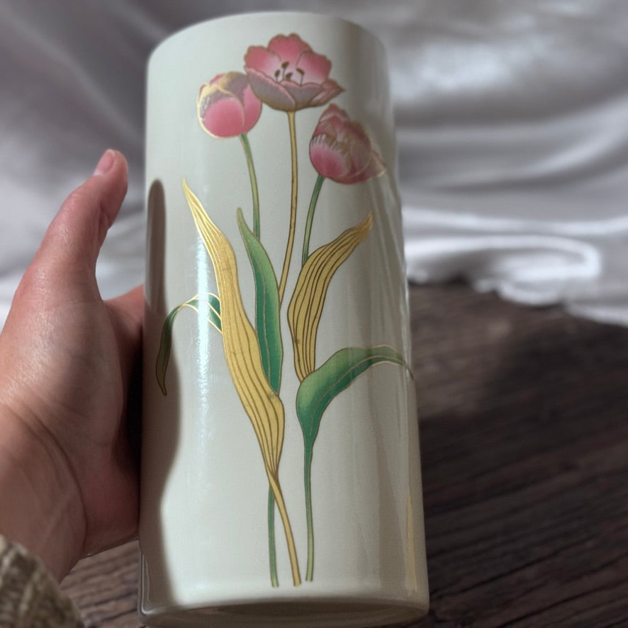 Otagiri Cylinder Tulip Vase