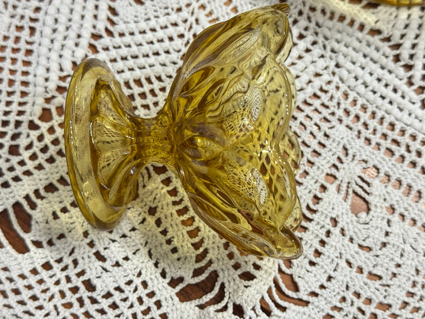 Anchor Hocking Amber Fairfield Compote Dishes