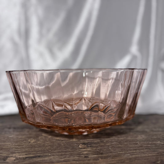 KIG Indonesia Pink Glass Bowl