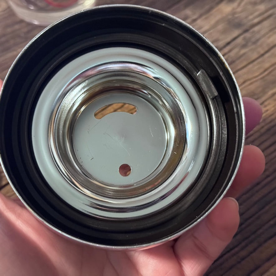 Irvinware Glass Art Deco Cocktail Shaker