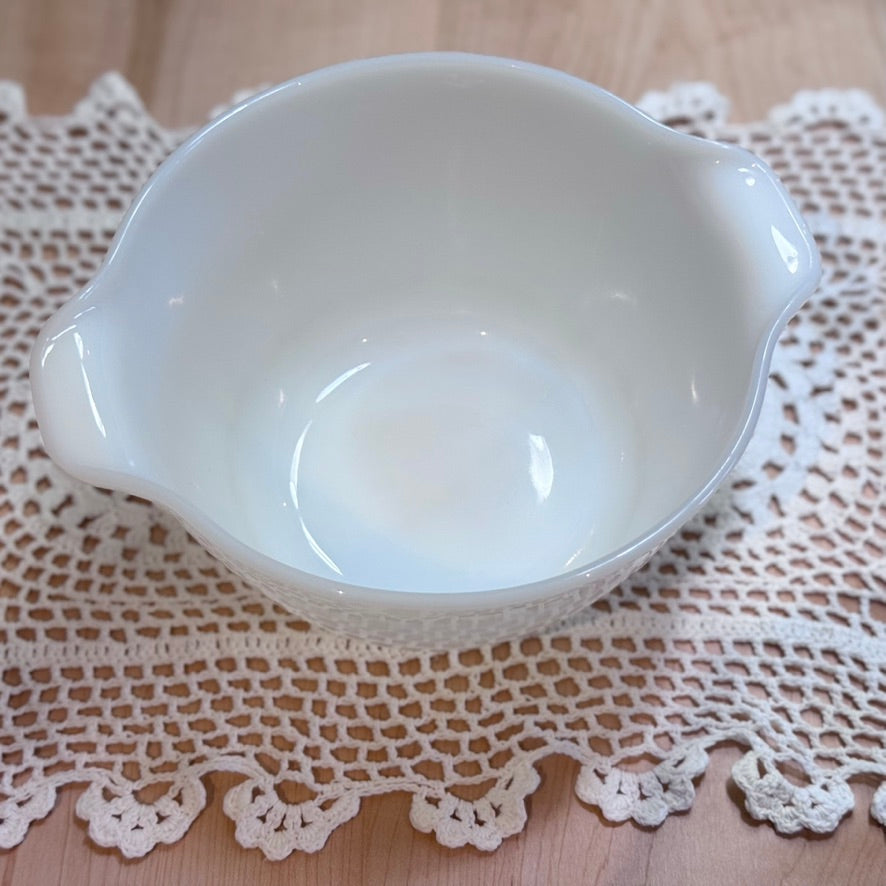 Anchor Hocking Fire King Milk Glass Mixing Bowl