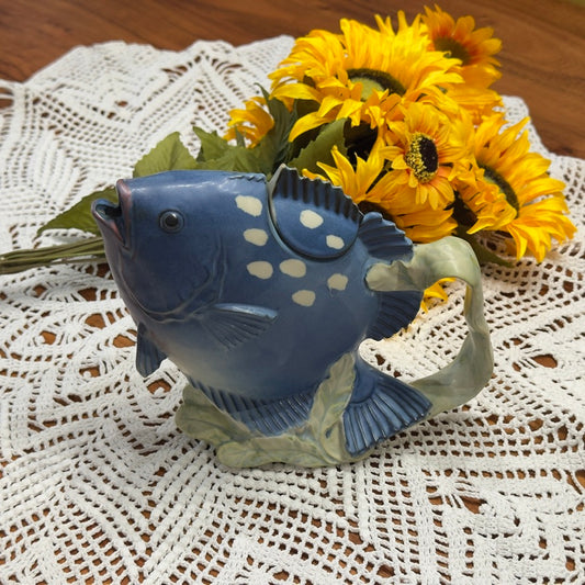 Takahashi Hand Painted Fish Teapot