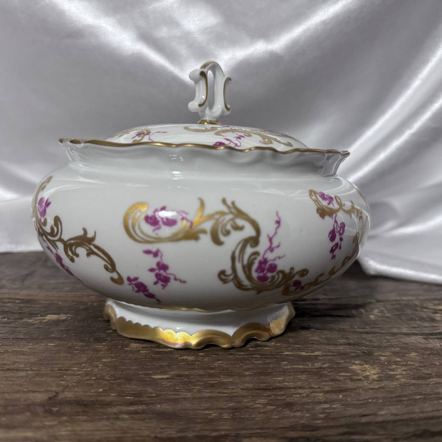 Reichenbach Gold Gilded Candy Dish