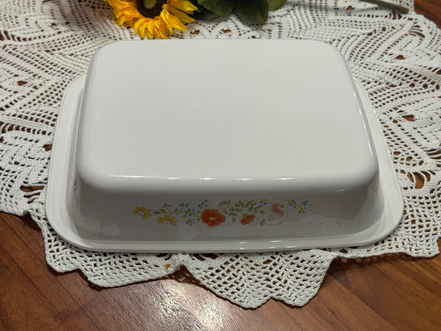 Corning Ware A-21-B 'Spring Bouquet or Wildflower' Large Oven Roasting Dish