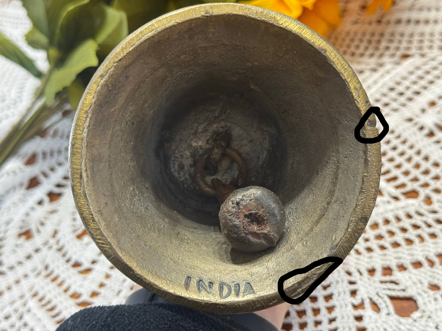 Vintage Brass Ghanti Bell India