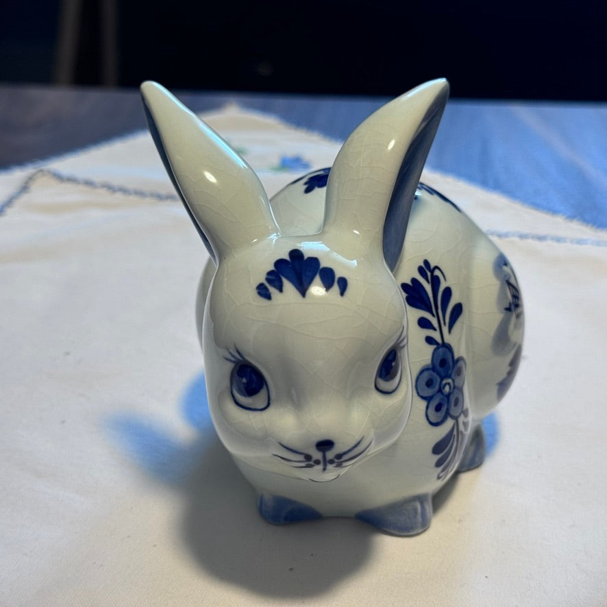 Delfts Blauw Rabbit Piggybank