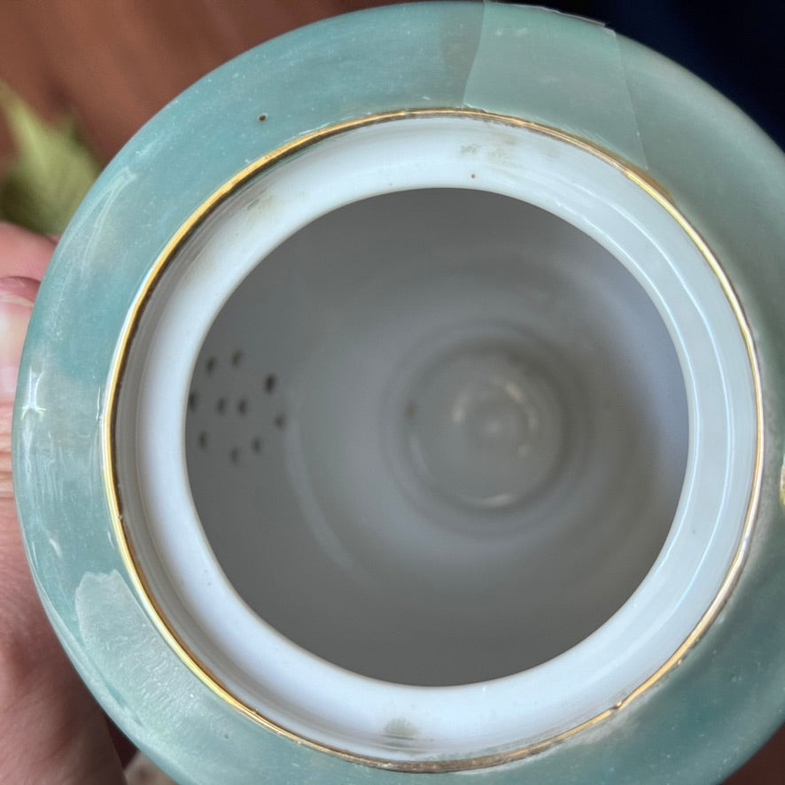 Greek Inspired Green/Aqua Lustreware Tea Set Japan