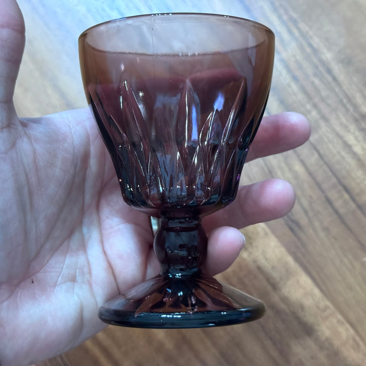 Moroccan Amethyst Hazel Atlas Goblets