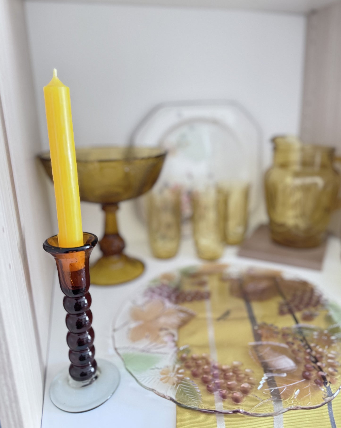 Hand Blown Candlestick