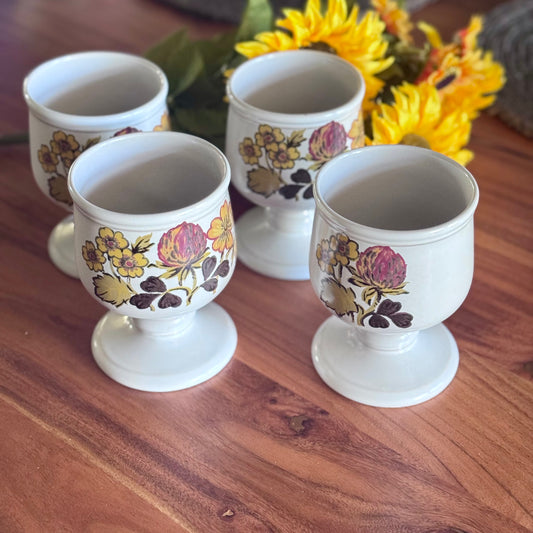 'Clover' Stoneware Wine Chalice/Goblet Sadler