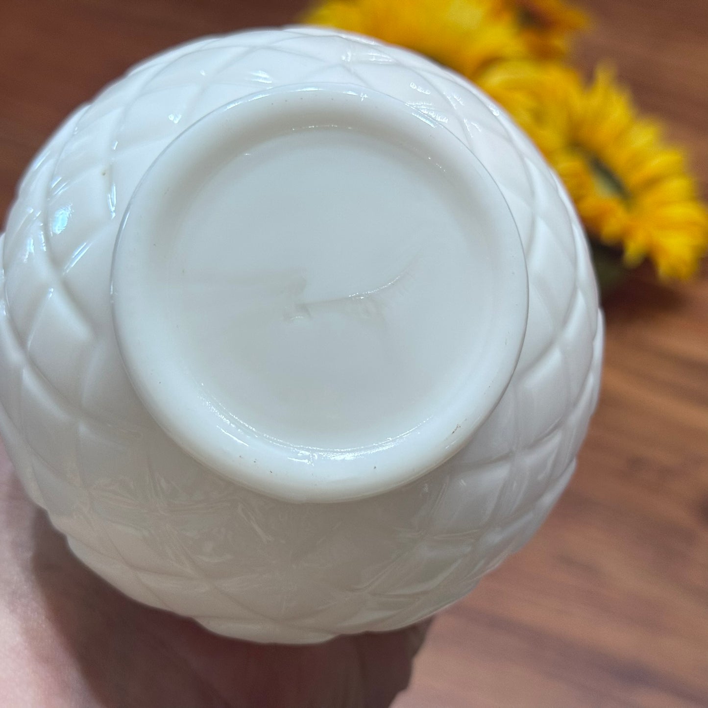 Vintage Randall Milk Glass Vase