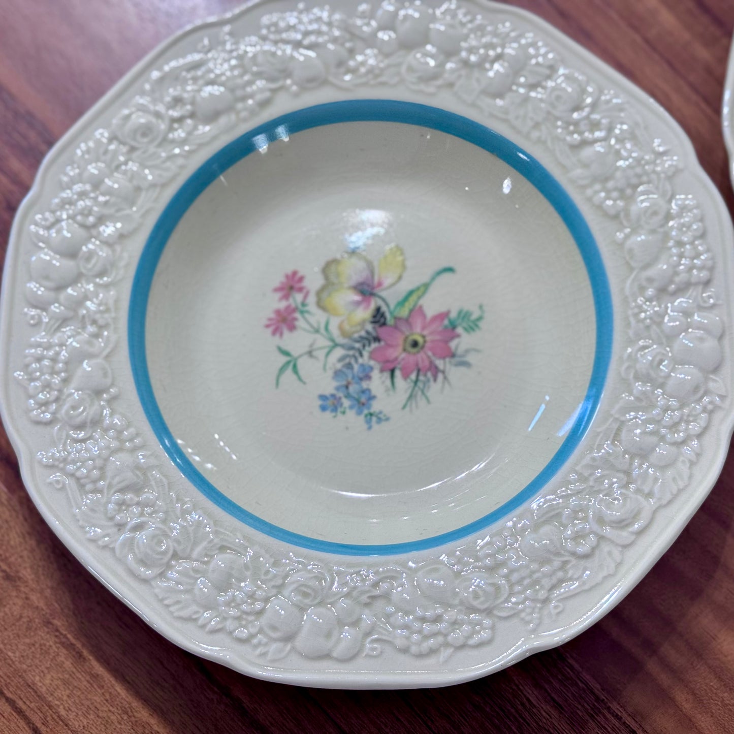 Crown Ducal Large Rim Soup Bowls